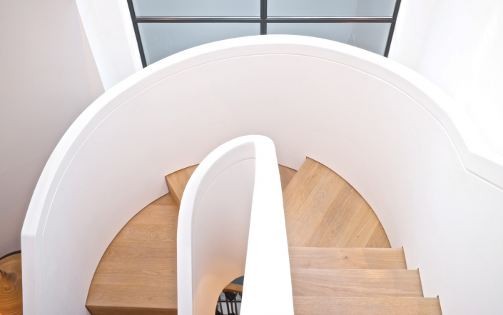 Fibbonacci Staircase - Putney House Renovation